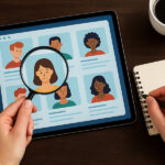 zoektocht naar de ideale klant met een vergrootglas