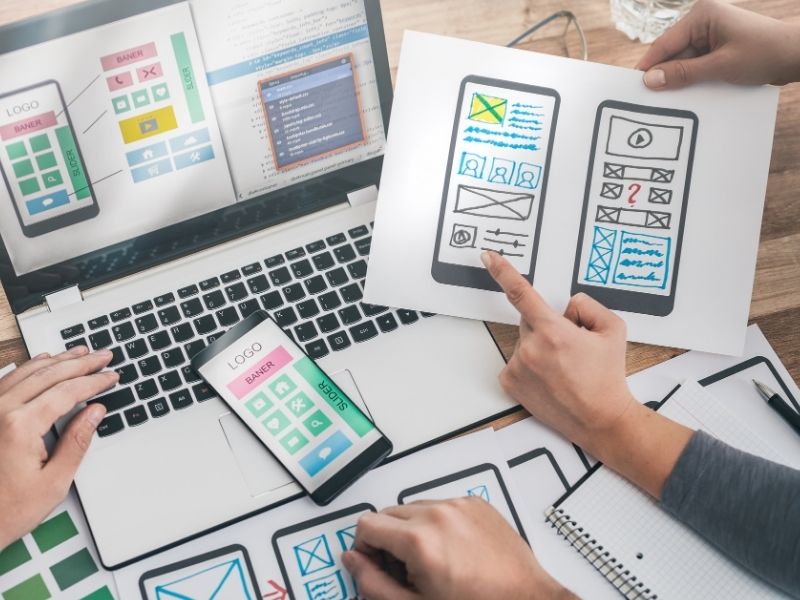 Designfouten op een website voorbeeld