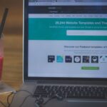 Ontwerp Wordpress website op laptop